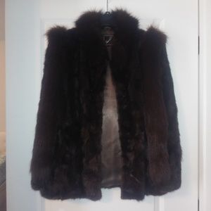 Famous Barr Vintage Fur Coat Brown